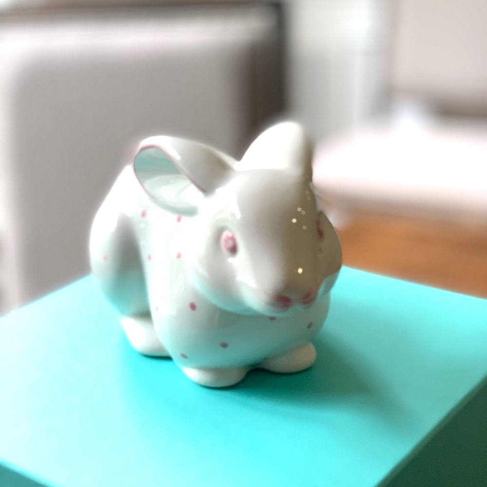 Tiffany Bunny Bank with original box
